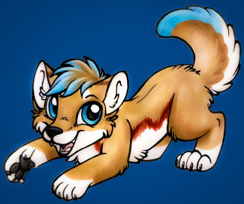 Kyru chibi badge